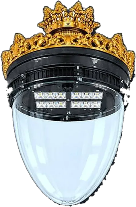 D-SLS-23 — Linterna corona con tulipa