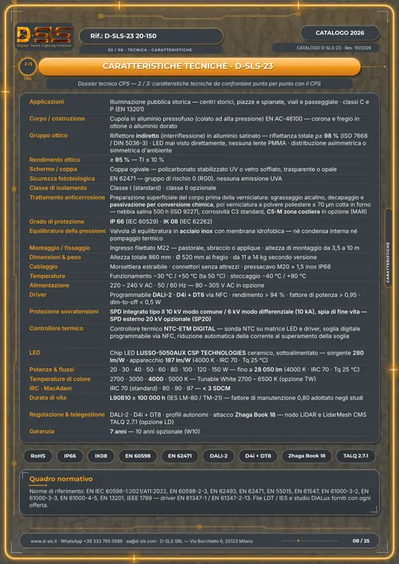 D-SLS-23 — Lanterna corona con coppa — catalogue page 8