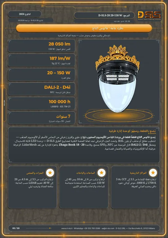 D-SLS-28 — فانوس التاج — catalogue page 2