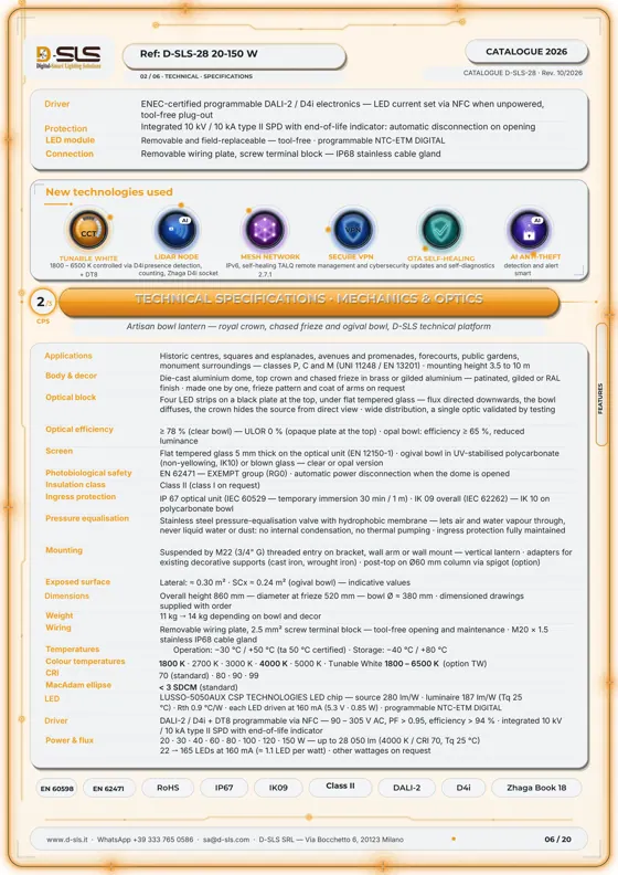 D-SLS-28 — Crown lantern — catalogue page 6