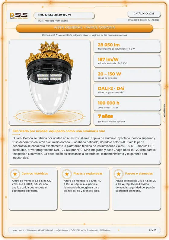 D-SLS-28 — Linterna Corona — catalogue page 2