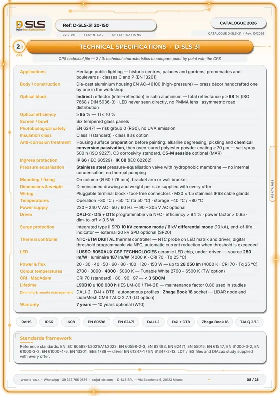 D-SLS-31 — Empire lantern — catalogue page 8