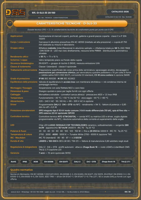 D-SLS-33 — Campana Ø750 — catalogue page 8