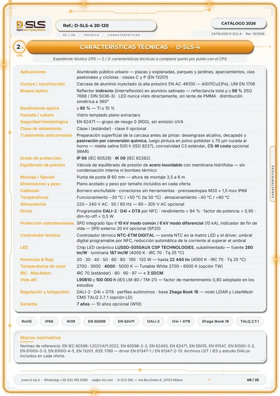 D-SLS-4 — Luminaria de plaza — catalogue page 8