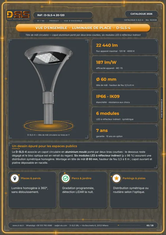 D-SLS-4 — Luminaire de place — catalogue page 2