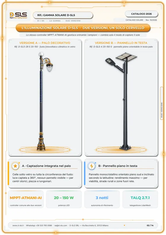 Illuminazione solare D-SLS — catalogue page 2