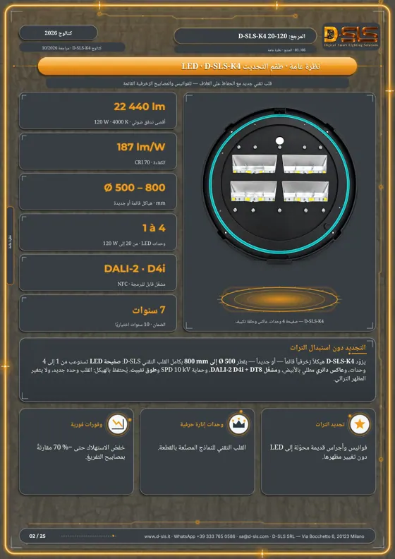 طقم K4 — تحديث LED — catalogue page 2