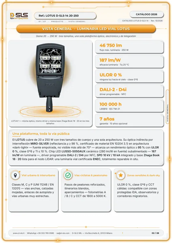 LOTUS — Alumbrado viario — catalogue page 2